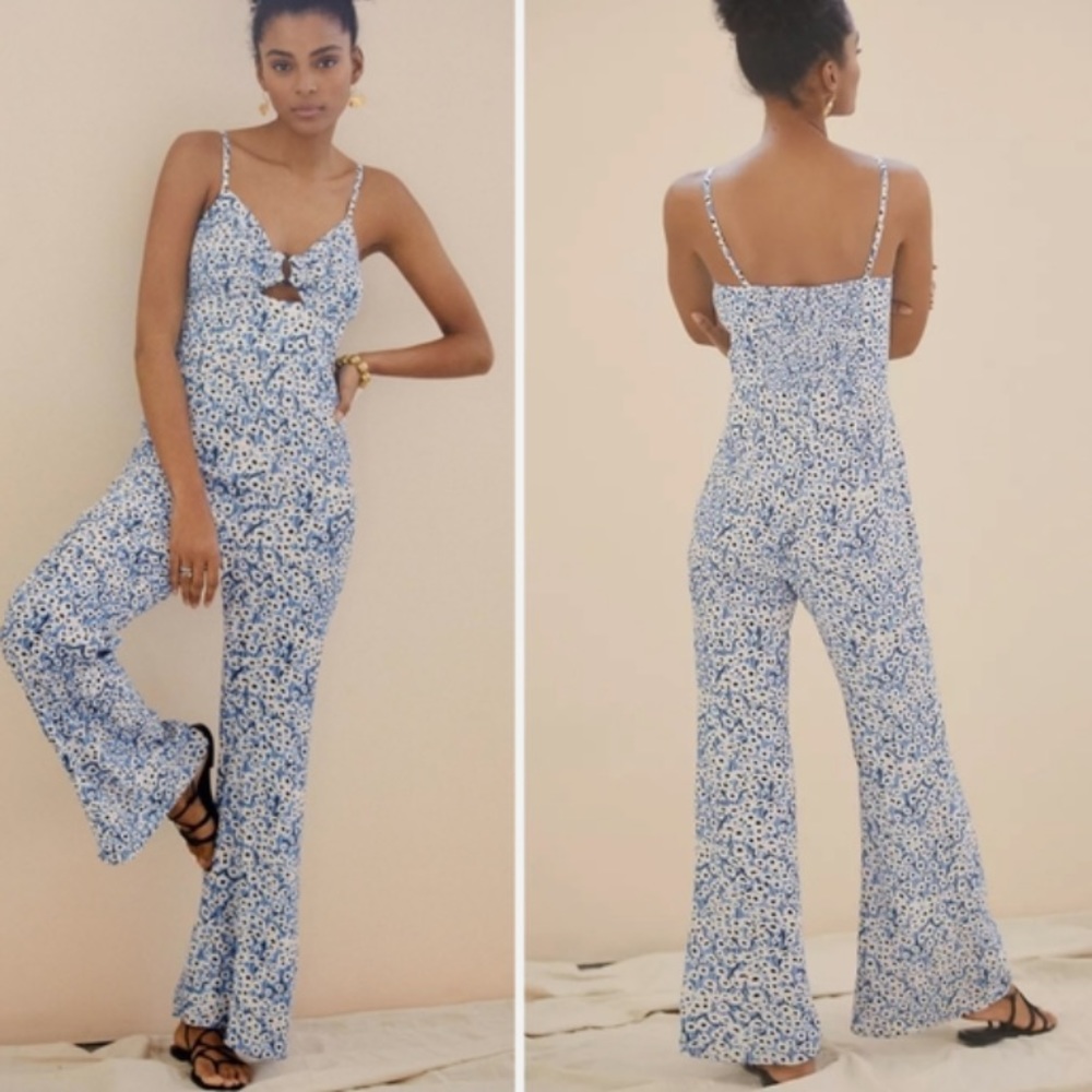 NWT Anthropologie Hutch Ditsy Floral Jumpsuit